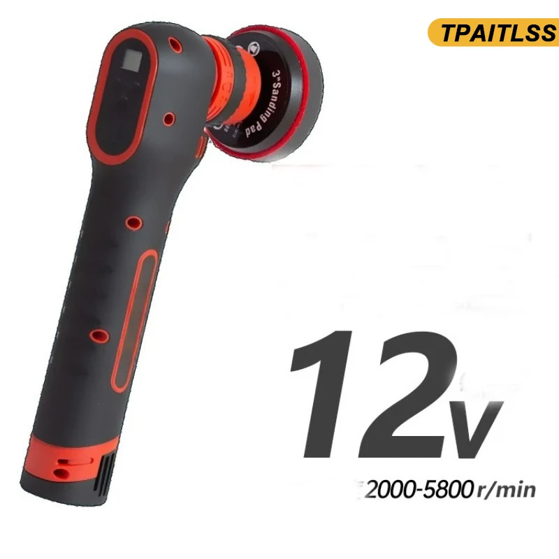 

Беспроводной автомобильный полировщик 110 В/220 В RO & DA Mini 3-дюймовый аккумуляторный полировщик с регулировкой скорости и 2 батареями Инструменты для детализации автомобиля