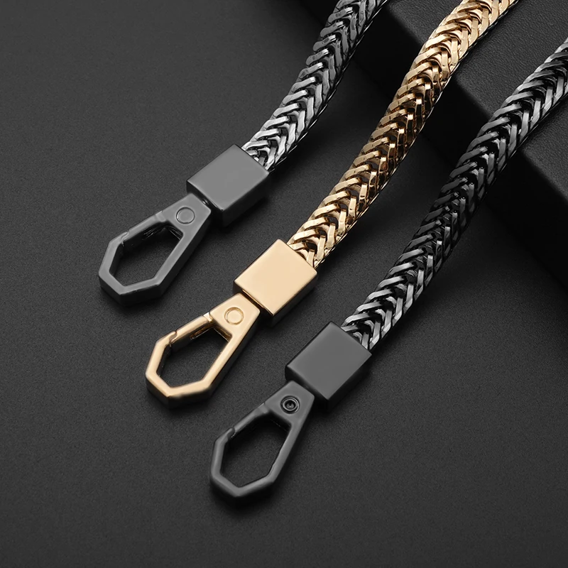 41Cm Stainless Steel Rock Punk Long Metal Wallet Belt Chain Pants Fashion Keychain Keychain Clip Men\'s Hip Hop Accessories