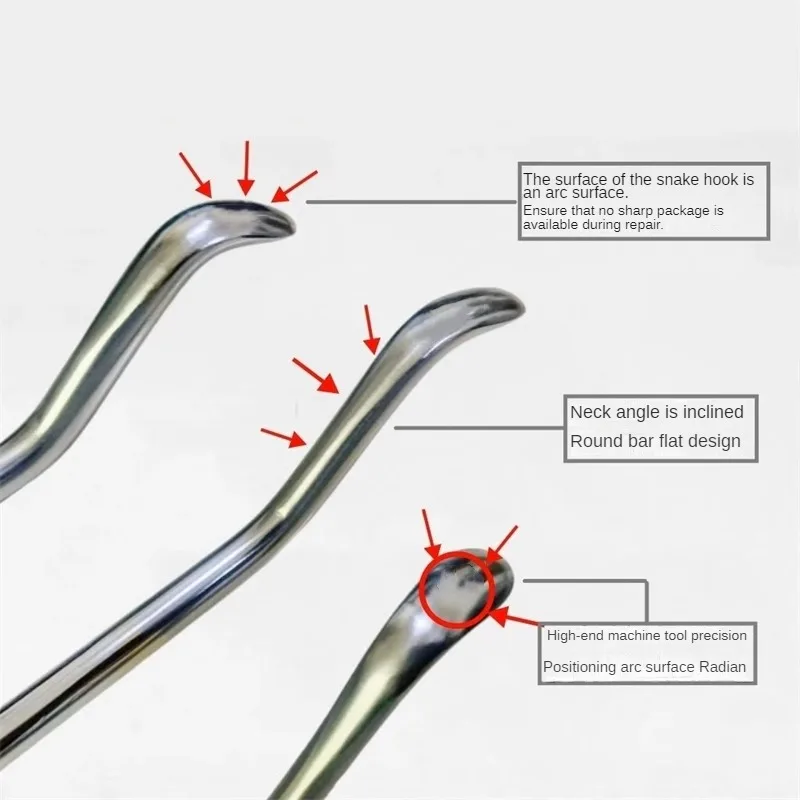 Car Auto Body Dent Removal for Line Serpentine Dent Removal Rods for Line Dent Car Special Tool