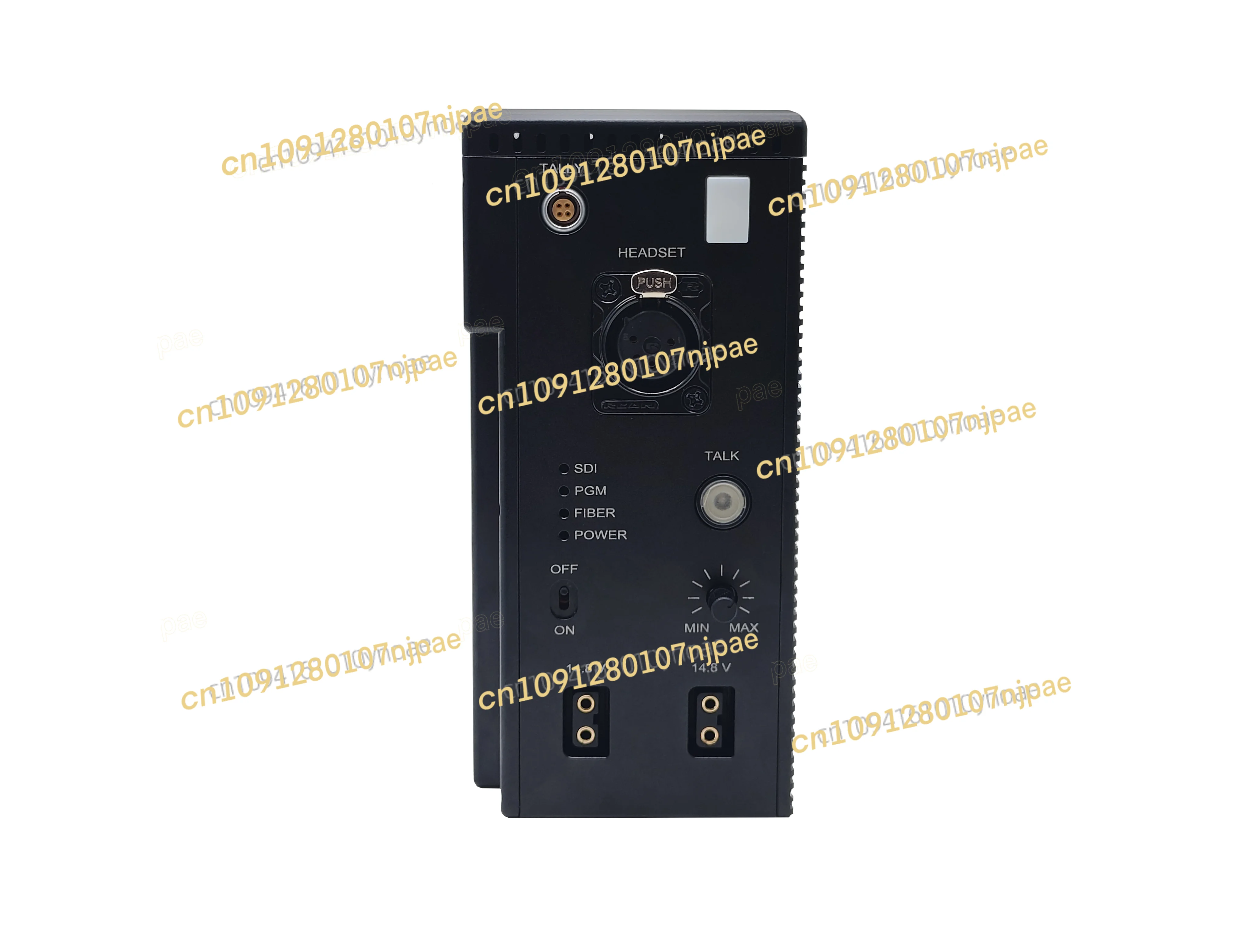 As câmeras EFP/ENG/ESP são conectadas ao estúdio móvel via fibra óptica. (12G SDI + Interfone + Tally)