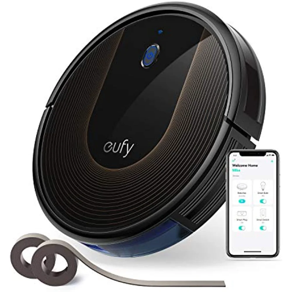 

eufy by Anker, BoostIQ RoboVac 30C, Robot Vacuum Cleaner, Wi-Fi, Super-Thin, 1500Pa Suction, Boundary Strips Included, Quiet.