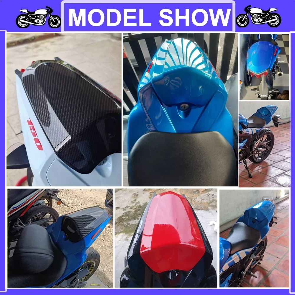 Motorcycle Pillion Rear Passenger Seat Cover Cowl Solo For Suzuki GSXR125 GSXR150 GSX-S GSX-R GSXS GSXR 125 150 2017-2023 2024
