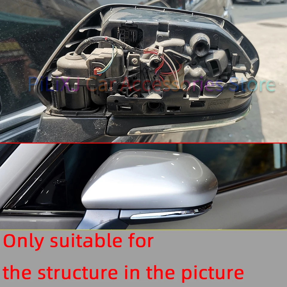 Car Accessories For Toyota Prius 2016-2022 Model Rearview Mirror Cover Cap Door OutSide Wing Side Housing Shell Case Painted