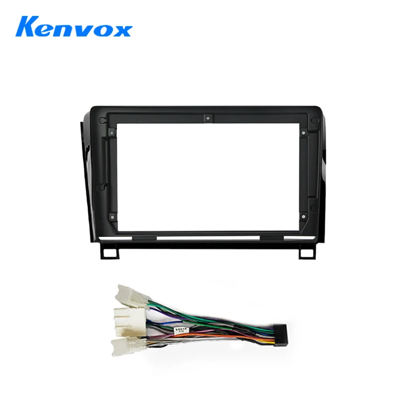 

Car Radio Fascia For Toyota Tundra XK50 2007 - 2013 Sequoia XK60 2008 - 2017 2 Din Stereo Mounting Bezel Faceplate Frame Kit