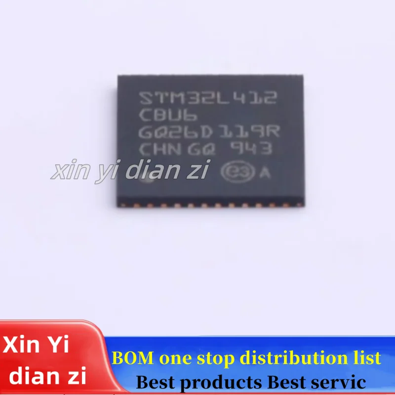 

Микроконтроллер STM32L412CBU6 STM32L412 QFN, микроконтроллер, микросхемы