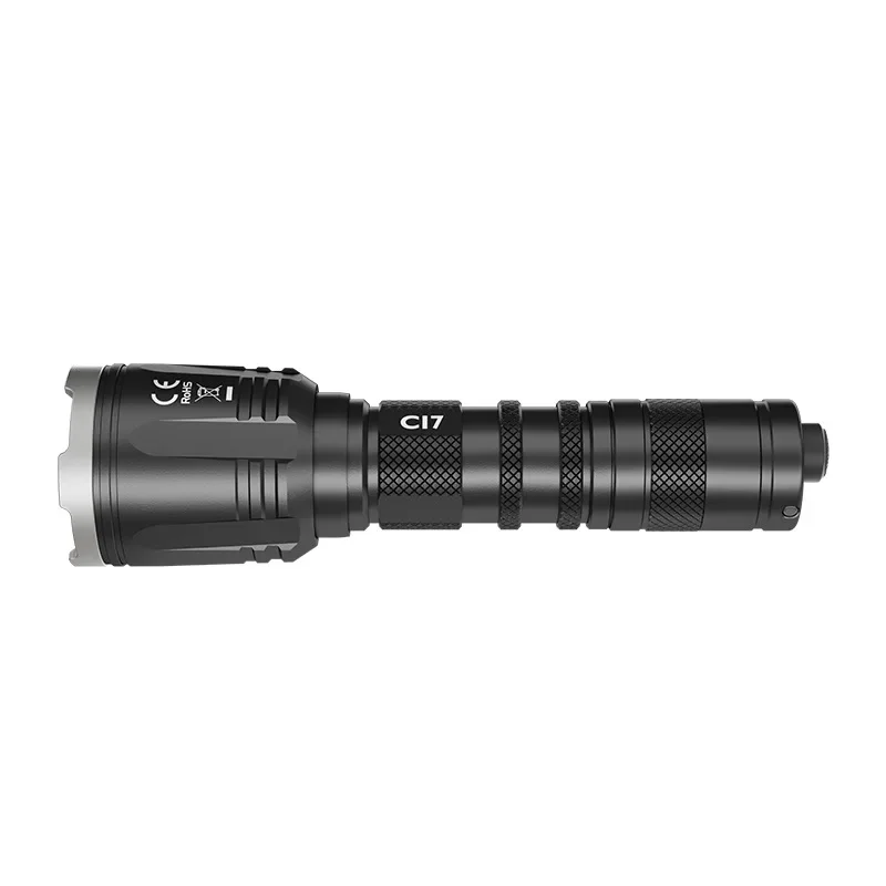 

Infrared Light Dual Light Source Strong Light Outdoor Super Bright 2500 Lumens Flashlight Waterproof