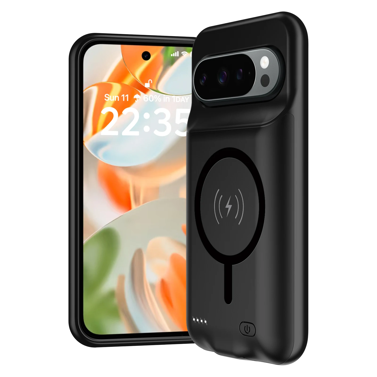10000mah Wireless Battery Charger Case for Google Pixel 9 10 Pro XL 9A Magnetic Power Bank Battery Charging for Google Pixel