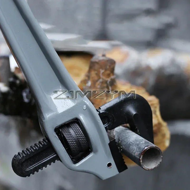 1PC 14" 18" 24" Pipe Wrench,Aluminum Alloy Handle, Chrome-molybdenum Steel 90° Pliers Head Safety Hand Tools 공구
