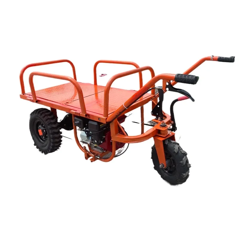 

YJQ construction site motorized agricultural climbing orchard transportation electric three-wheeled hand push chicken bus