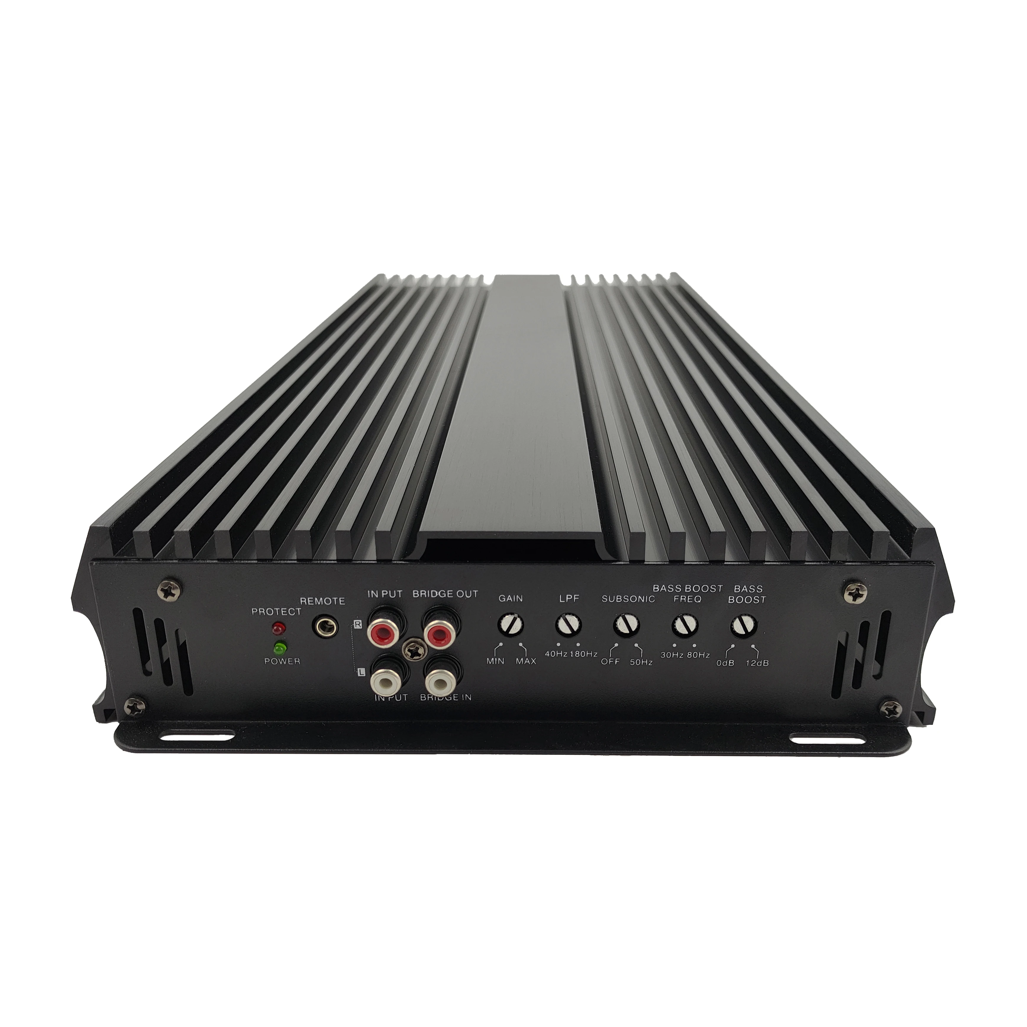 High-Power 4000W CLASS D Car Audio Amplifier Monoblock 1-Channel Bass Amplifiers with Crossovers for Car Audio Enthusiasts