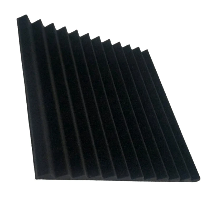 M11k12pcs Acoustic Foam Studio High Density Soundproofing Foam Sound Absorbing Material Door Isolation Home Decoration