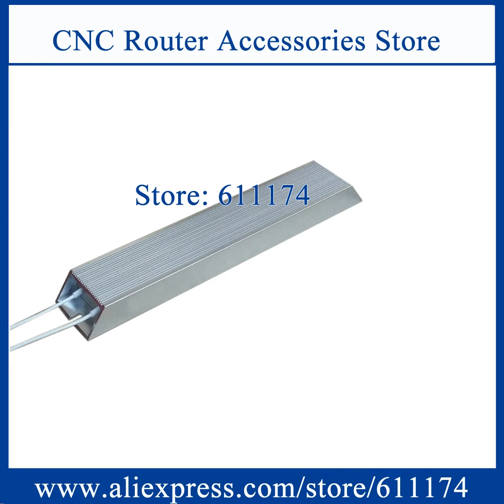 5pc/Lot Aluminum Resistor 1000w Any Resistance Wire Wound Aluminum Housed Motor Brake Resistor