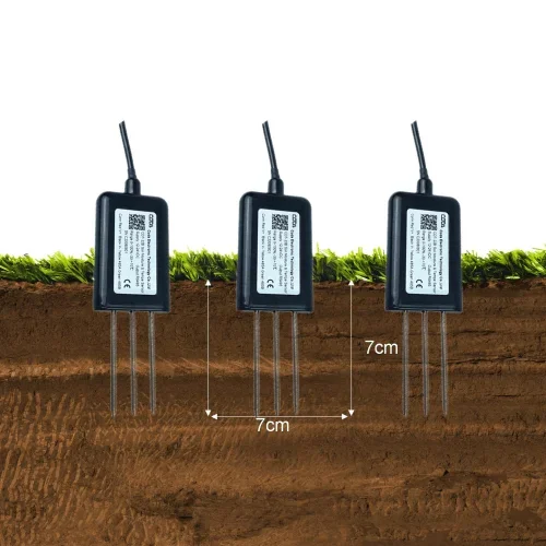 CDT-70B Soil NPK Multiple Parameters Sensor Digital Agricultural Greenhouses Soil Tester 7-in-1 Nitrogen Meter Kit RS485