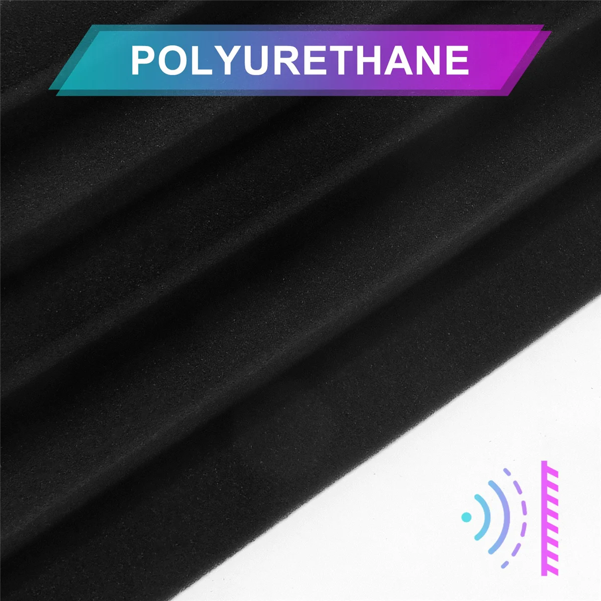 어쿠스틱 패널 스튜디오 어쿠스틱 방음 폼, 사운드 트리트먼트 베이스 트랩 코너, 사운드 패널 웨지, 12x12x48cm, 4 개