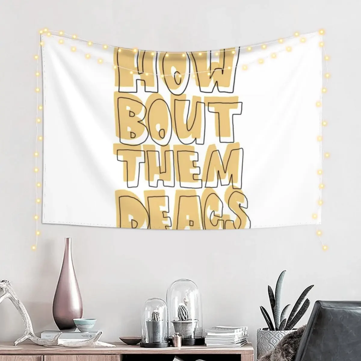 HOW BOUT THEM DEACS Tapestry Room Ornaments Aesthetic Room Decoration Home Decorations Tapestry