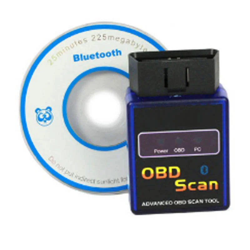 Super ELM327 Bluetooth V2.1 OBD Scanner Automatic Diagnostic Tester And 1.5m OBD1 To OBD2 16pin Male To Female Vehicle Extension