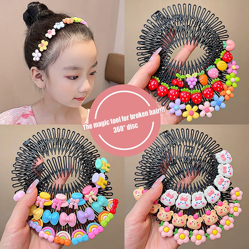 Broken Bangs Hair Artifact Invisible Hairpin Back Head Headband Seamless Hair Comb Insert Lazy Styling Tool Cute Sweet Headdress