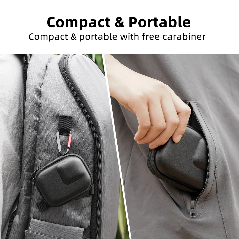 حقيبة Flymile الصغيرة لـ DJI Osmo Action 5 Pro Cage حقيبة تخزين نصف مفتوحة سريعة الإصدار ملحقات حقيبة حمل