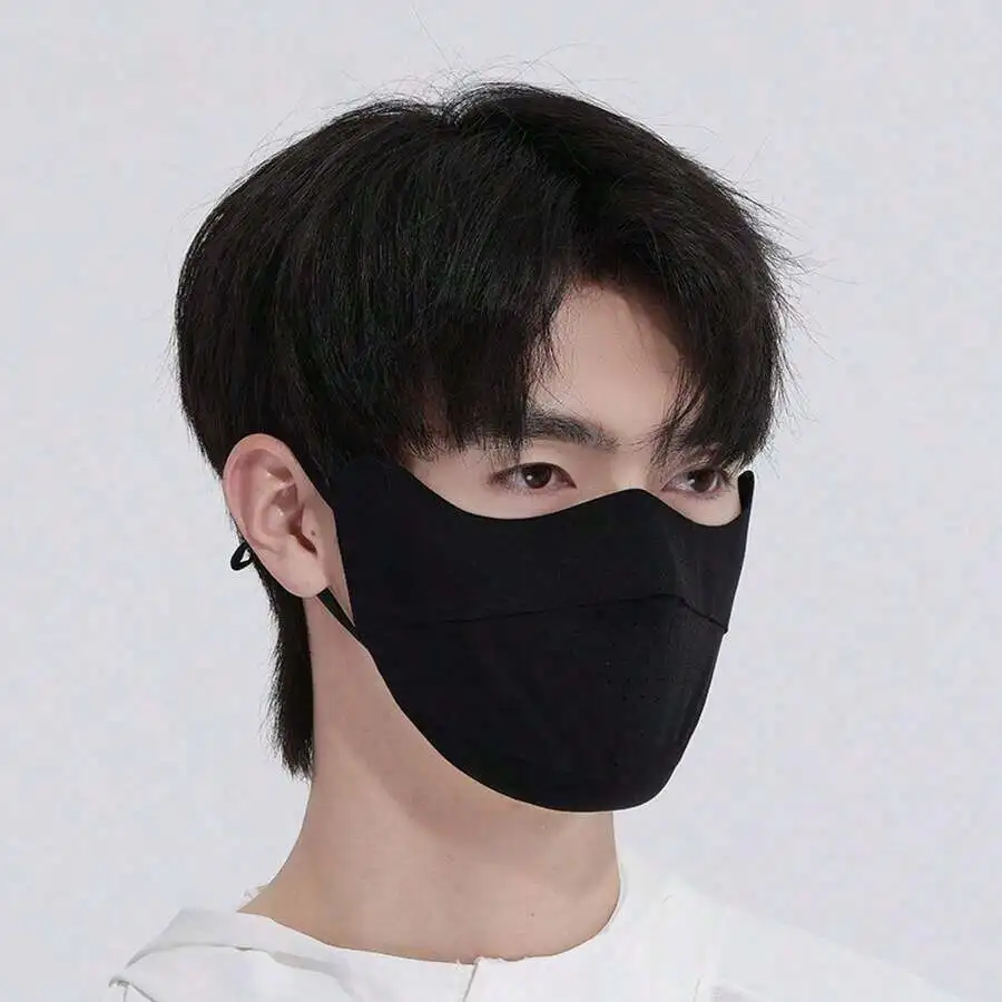 

3D Seamless UV Protection Face Mask For Adults Breathable Sunscreen Mask With Eye Coverage