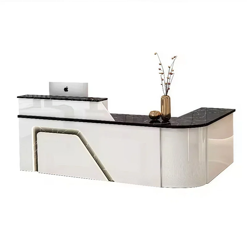 Rezeptionssalon, Schönheitsschreibtisch, Ladentheke, professionell, praktisch, für Flur, Büro, Rezeption, Ecke, Kirche, Kanzel, Büromöbel