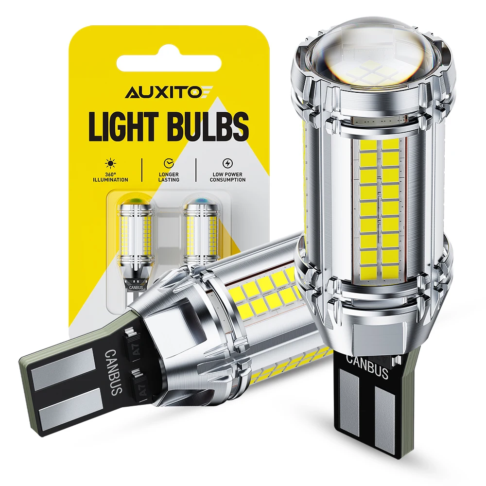 Ampoules LED AUXITO W16W T15 Canbus, 2 pièces, pour BMW E46 E36 F11 F31 VW Passat B6 Golf MK7 912 921 WY16W, lampe LED pour feux de recul de voiture