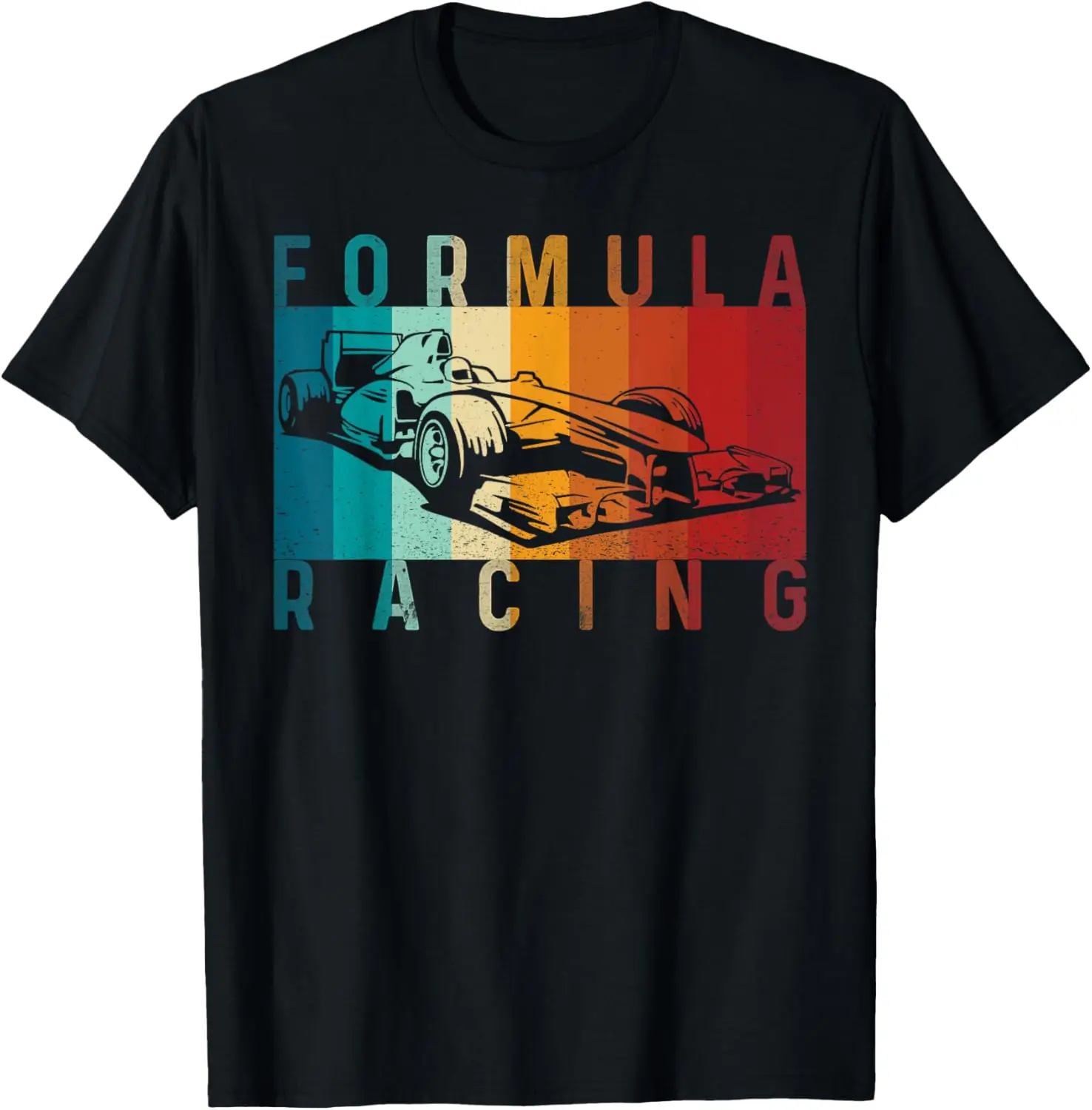 

Retro vintage Formula Racing Car Silhouette Race Car Formula T-Shirt