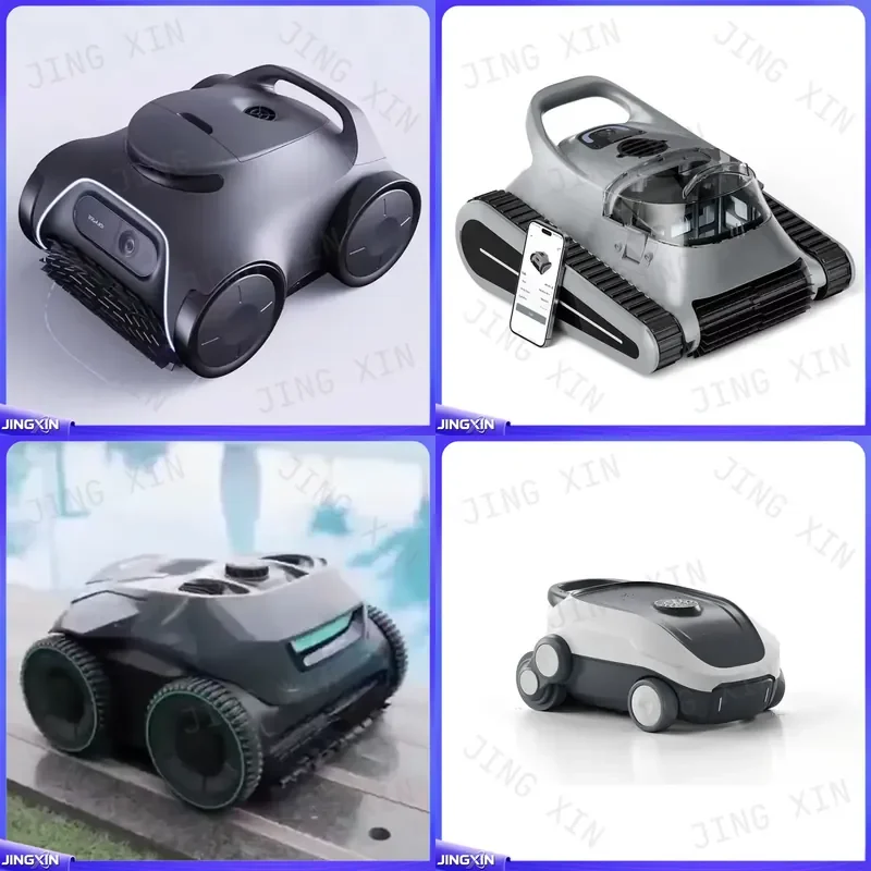 custom for Fully Automatic Stainless Steel Pool Cleaning Robot Eco Friendly Long Lasting Plug Powered Lithium Battery 5000mAh