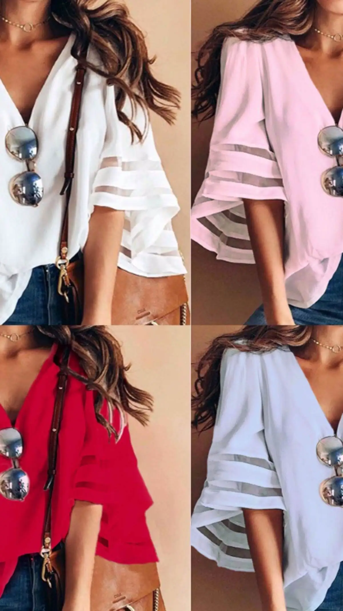 

Свободный топ с открытыми плечами, женский модный пуловер с v-образным вырезом, лето-осень, новое прозрачное пальто