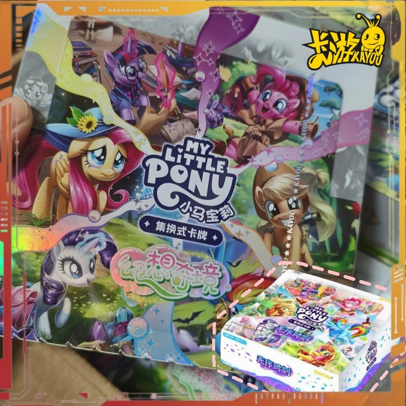 

Genuine Kayou My Little Pony Trading Card Fantasy Wonderland Disordered Moments TCG Battle Collection Card Toy Gift