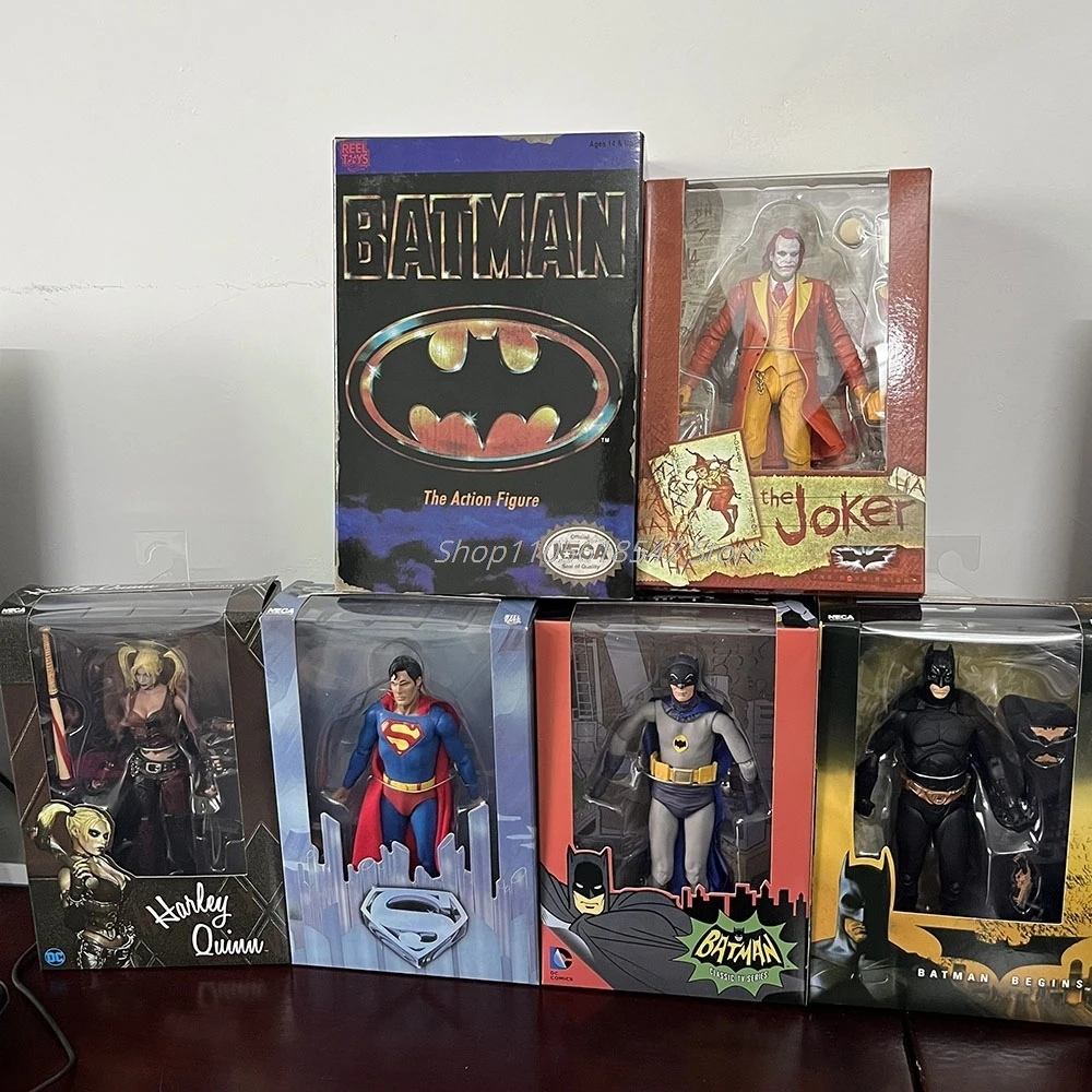 Figura de Batman y Joker, Mafex, Superman, Harley Quinn, Figura de Acción, Personajes Clásicos de Dibujos Animados, Modelo Coleccionable, Juguetes de Cumpleaños