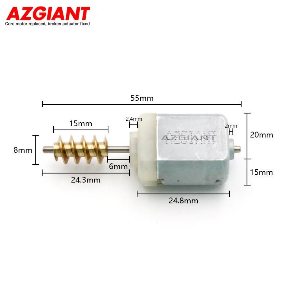 AZGIANT 7167067 For BMW 1 Series E81 E87 F20 F21 Central Door Lock Actuator 12V DC Motor Engine