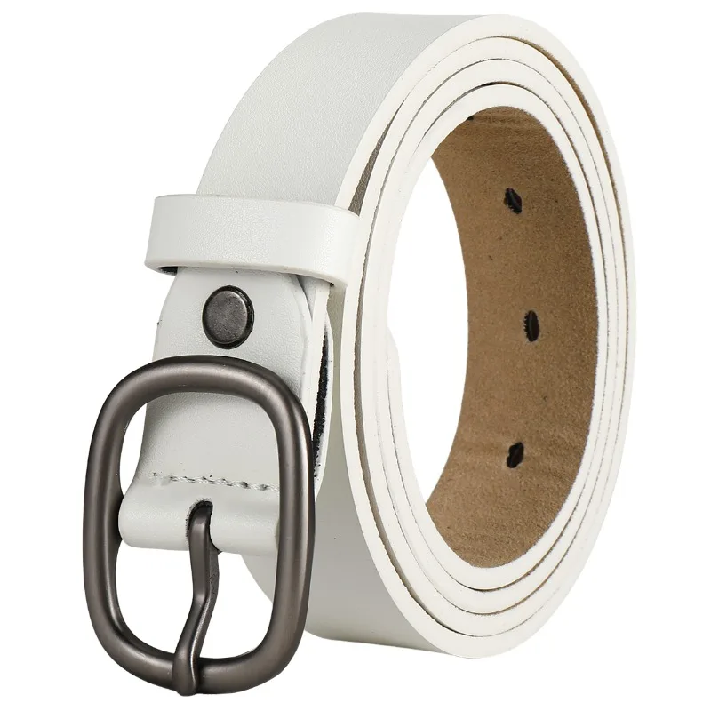 حزام نسائي بلون موحد بألوان متعددة للاختيار من بينها، حزام بنطال للتنقل اليومي متعدد الاستخدامات وبسيط وعصري