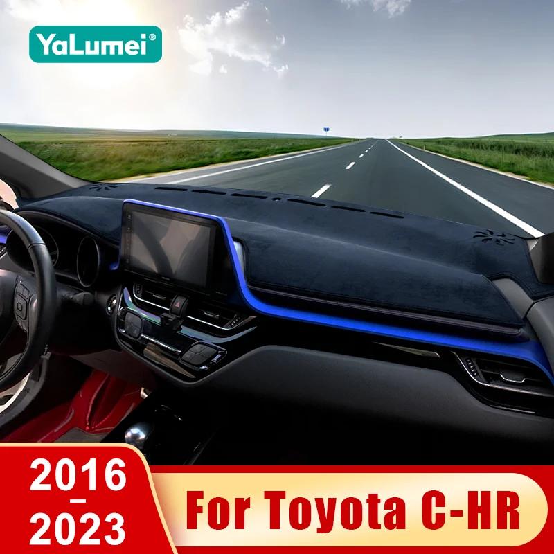 Für Toyota CHR C-HR CHR 2016 2017 2018 2019 2020 2021 2022 2023 Auto Dashboard Matte Sonnenschutz Nicht-slip Pad Abdeckung Zubehör