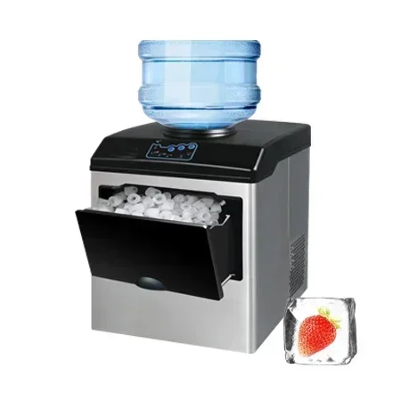 ForIce Block Making Machine 25kg Automatic Countertop Nugget Small Portable Ice Maker Machine For Business Commercial Home