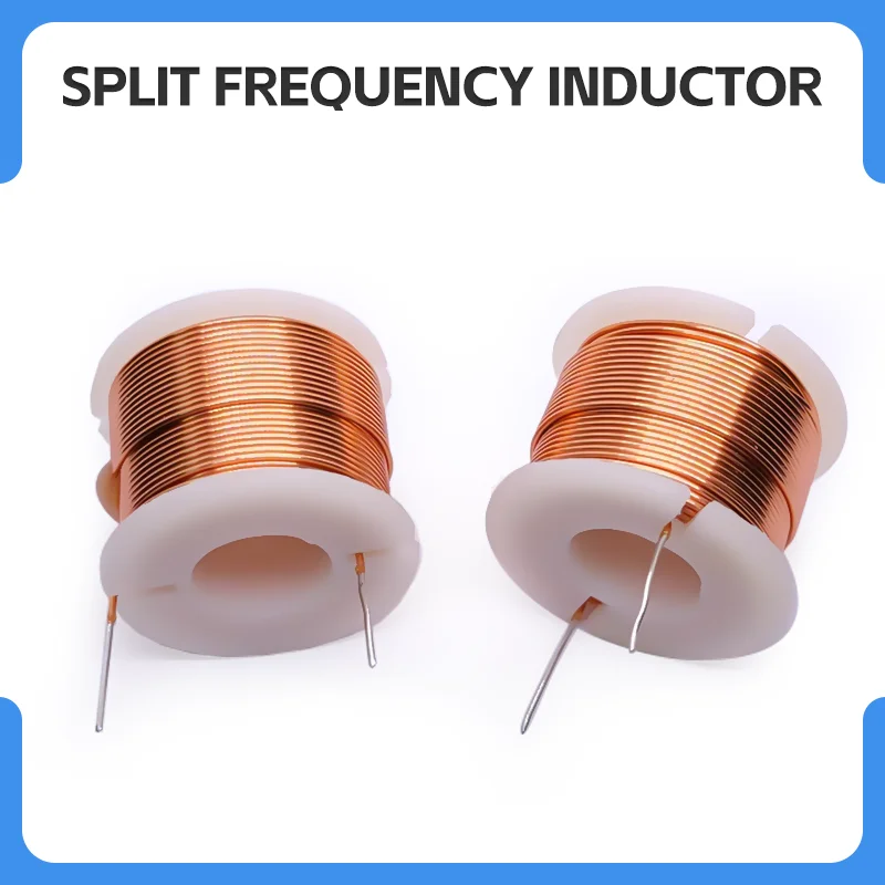 Audio Frequency Divider Inductor 1MH 1.2 Line Square Iron Core Oxygen-Free Copper Audio Inductor Pure Copper Coil