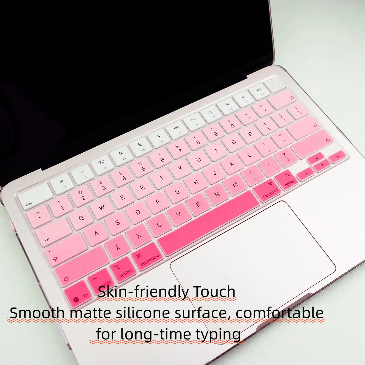 Pastel Gradient English US Keyboard Cover for MacBook Neo 13 inch (A18) Pro 2026 Release Model A3404 512GB With Touch ID