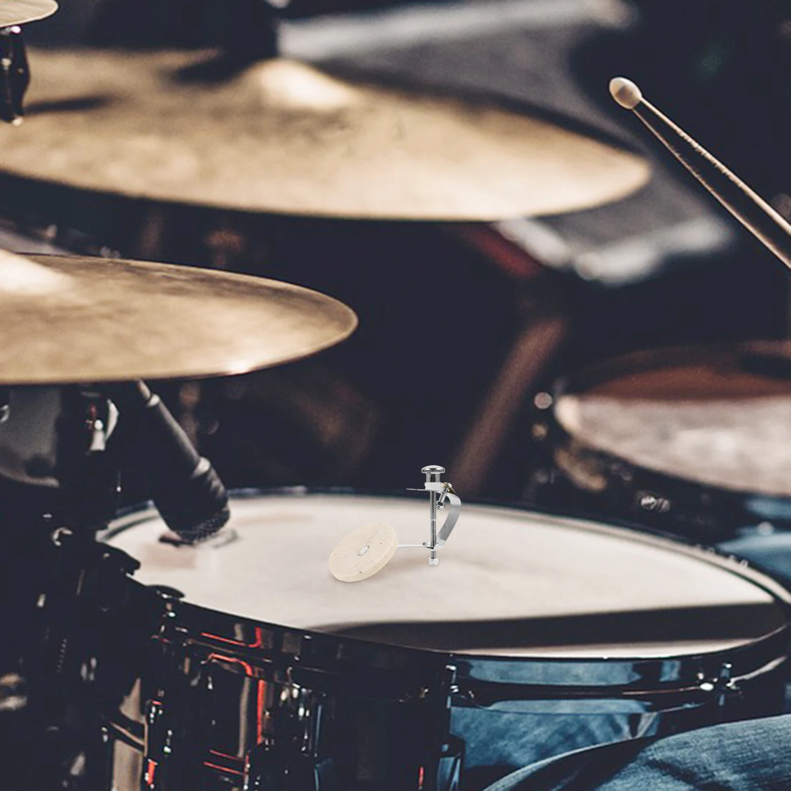 

Snare Drum Pad Mute Pads Dampening Mats Accessories Drum Supplies Practice Home Noise Control Portable Compact Size