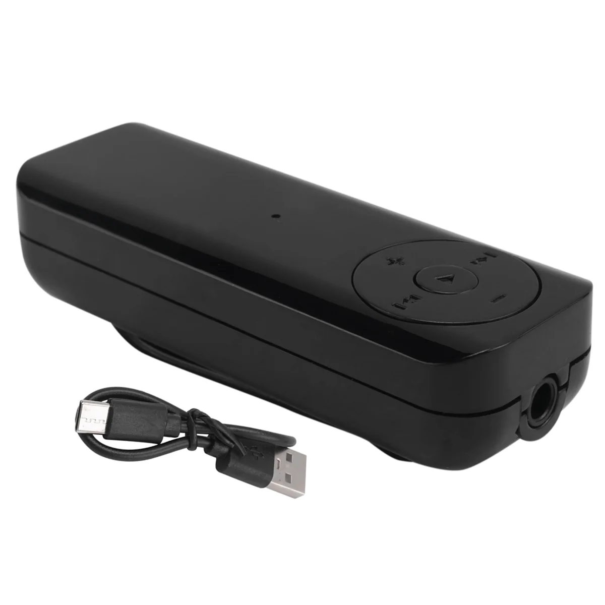 Ricevitore Bluetooth 5.3 T35C Adattatore AUX da 3,5 mm per cuffie per auto Altoparlante Ricevitore audio wireless per musica, senza cavo per cuffie