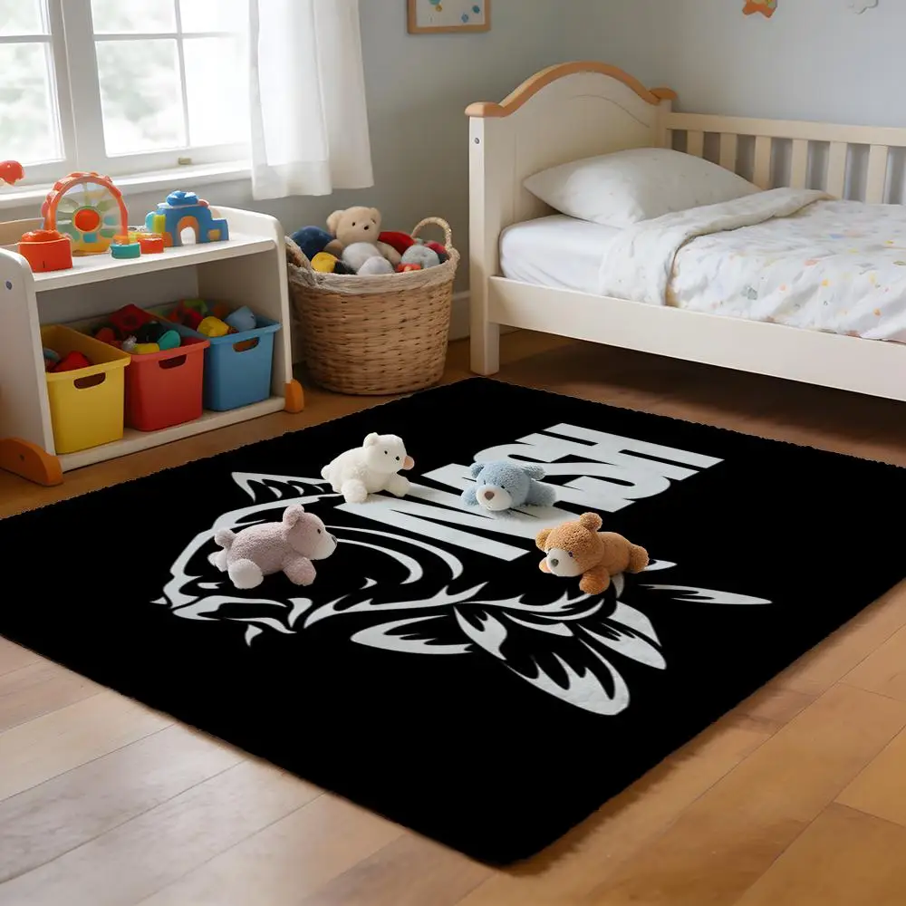 

Floor Mat Soft Flannel Rug Non-Slip Absorbent Mat for Bathroom Bedroom Home Decor N-Nash Fishing logo