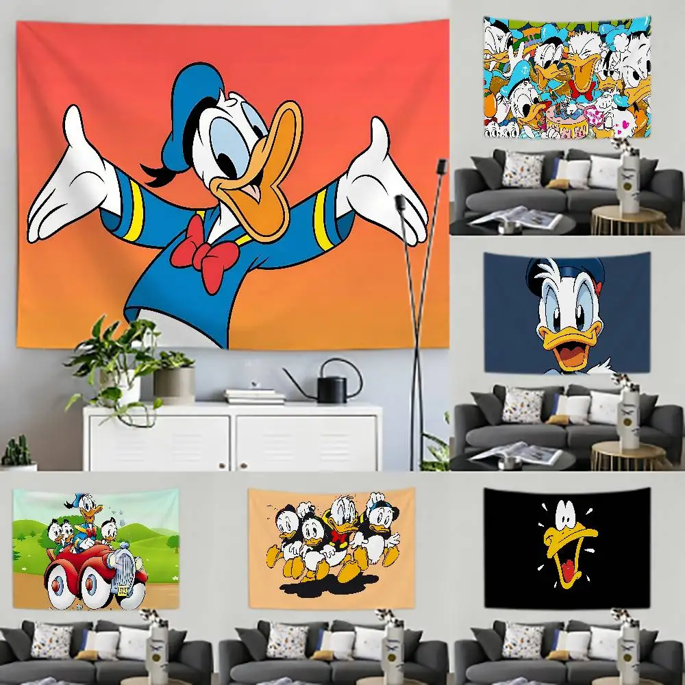Cartoon D-Donald D-Duck Tapestry Customizable Tapestries Of Various Styles,wall Hangings, Celebrity Photo Printing,wall Hangings
