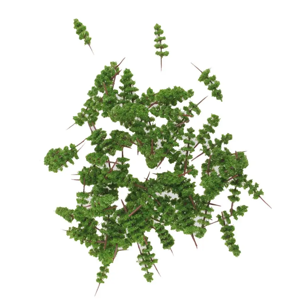 100 pièces modèle arbre Train chemin de fer Architecture Diorama paysage 1:400-500 4m Z