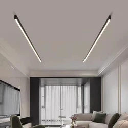 Minimalist Dimmable Ceiling Light LED Black White Aluminium Modern Lamp For Parlor Bedroom Dining Room Aisle Dropshipping