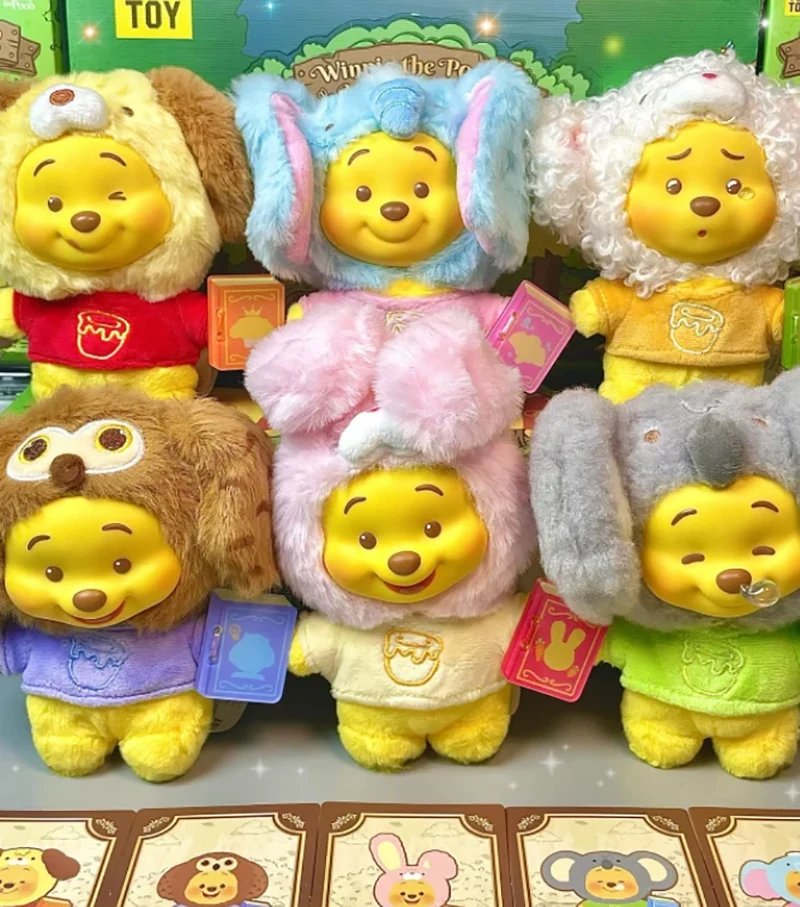 

Disney Winnie the Bear Fairy Tale Blind Box Collectible Christmas Themed Gift Anime Accessory Bag Pendant Toy & Hobbies