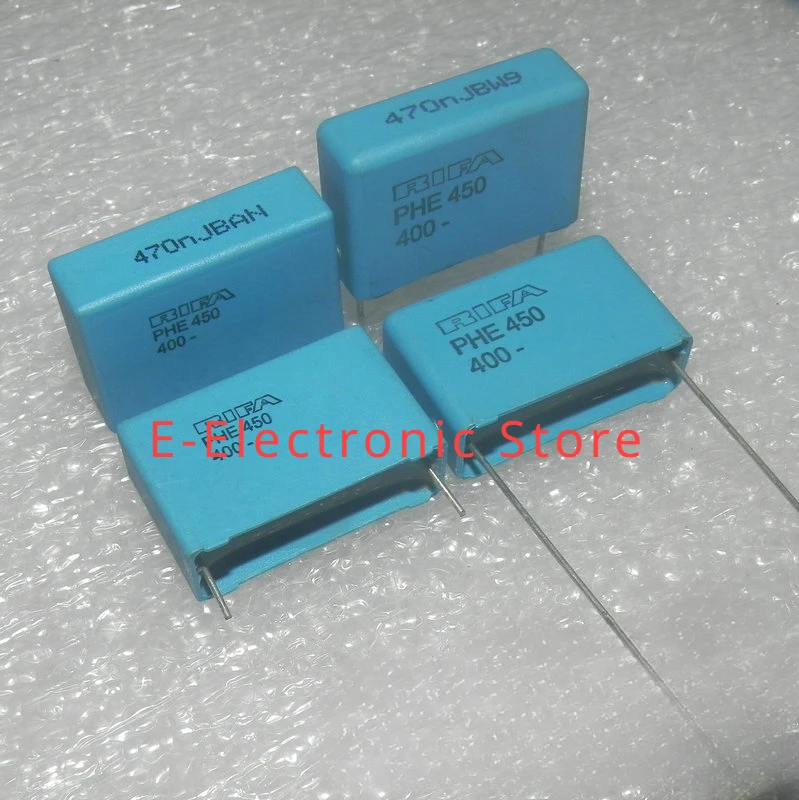 10PCS/LOT  450 Series  400V  0.47UF 400V 474J Copper Foot Fever Coupled Infinite Capacitor