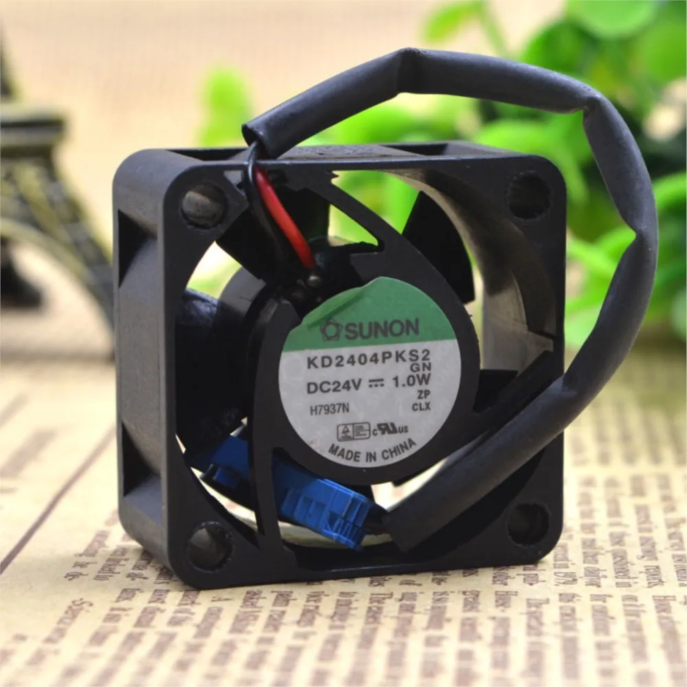 40mm 24V Cooling Fan 4cm for SUNON KD2404PKS2 4020 1.2W Axial Industrial Server Applications