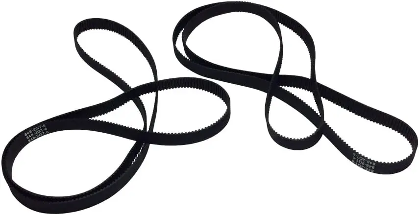 2GT Rubber Timing Belt Length 860mm Width 9mm 430 Teeth in Closed Loop for 3D Printer Pack of 2pcs