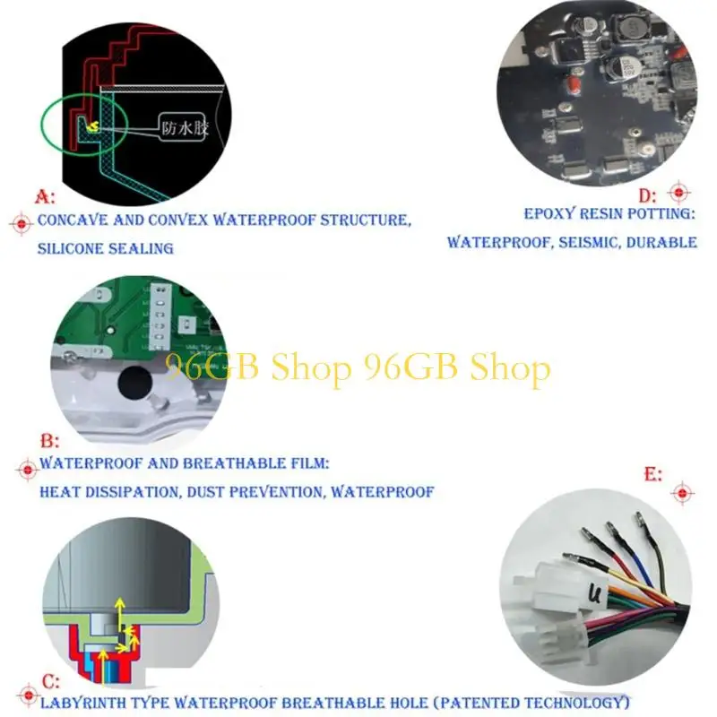 

96GB Motorcycle Dashboard Clear Digital Gauge Instrument Cluster 12V Speed Odometer Enhanced Visibility Fit for Mio110 SPORTY