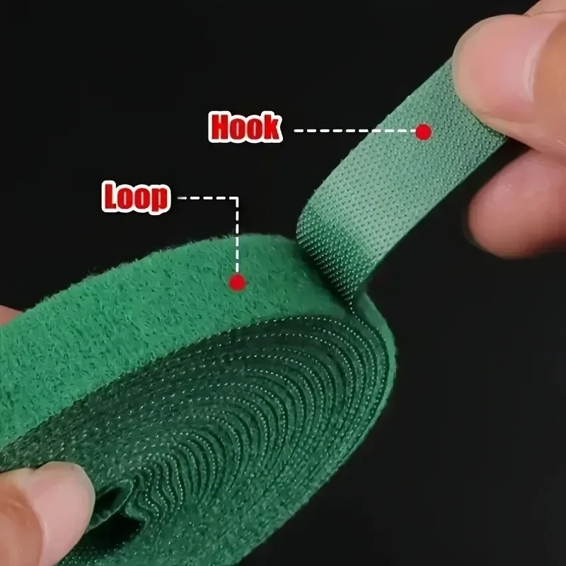 3Pcs Self-adhesive Plant Nylon Cable Tie Cable Tie Support Garden Twine Bandage Multi-Functional Secure Gardening Tasks