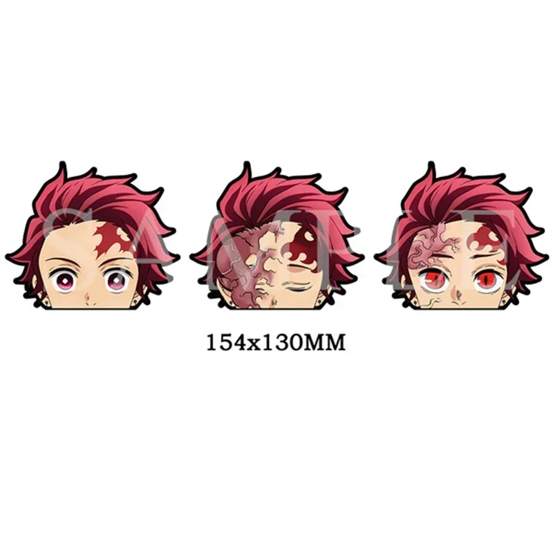 Demon Slayer Tanjirou3D Motion Anime Waterproof Sticker for Laptop,Refrigerator,Skateboard,Wall Decor Kid Toy Gifts