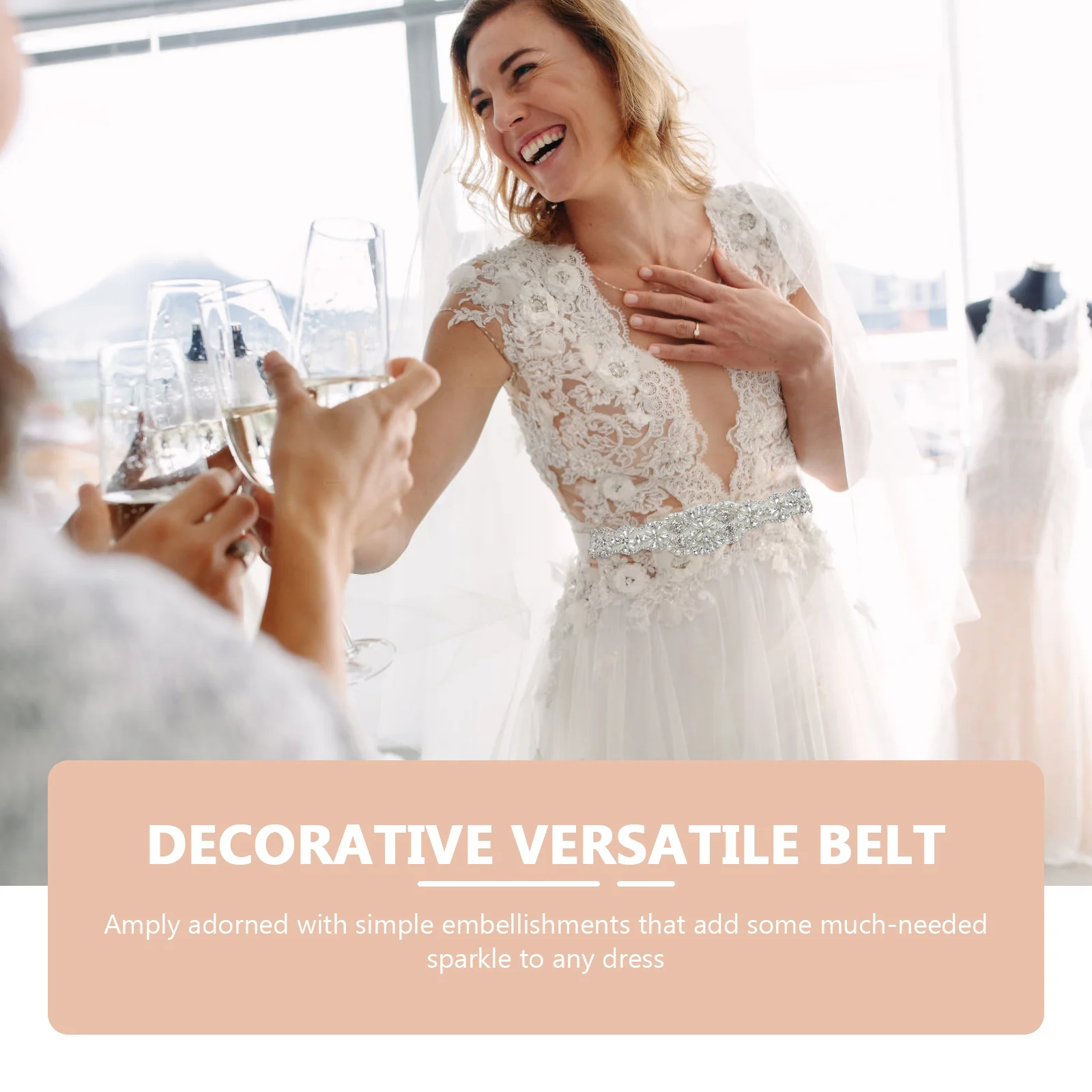 1 قطعة حجر الراين اللؤلؤ حزام الفضة الزفاف زنار فستان الزفاف الديكور كريستال حزام الخصر حزام الإناث